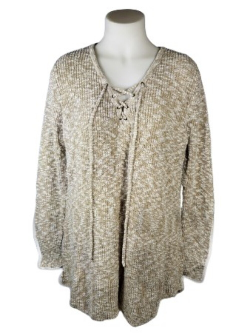 Natural Tan Pull Over Sweater Top Sz XXL